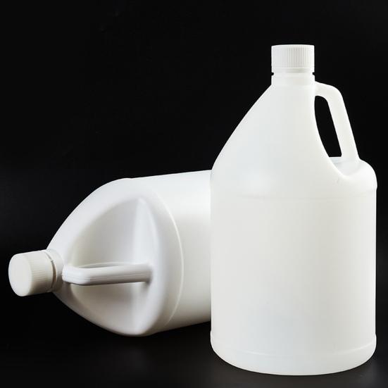 1 Gallon Plastic Bottle 3.8L Large Capacity Leak-proof Lids Empty Water Jug Heavy Duty Home Commercial Use Storage Container with Ergonomic Handle