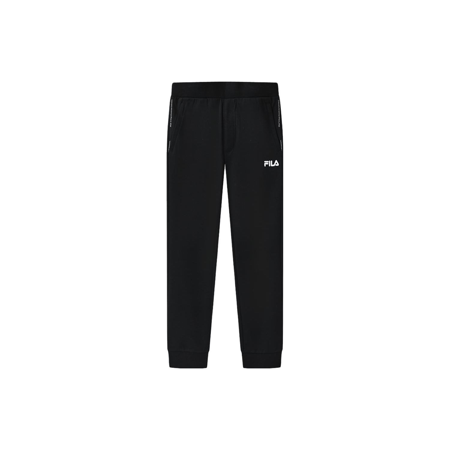 

FILA Solid Color Casual Knit Sports Pants Men bottoms Black F11M329606FBK M
