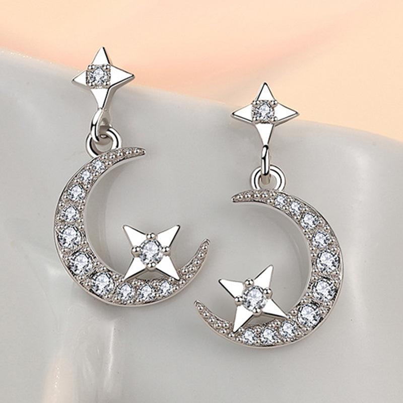 Lindon Kupferlegierung Zirkon Ohrringe Tropfen Ohrringe für Frauen Hochzeit Party Geschenke