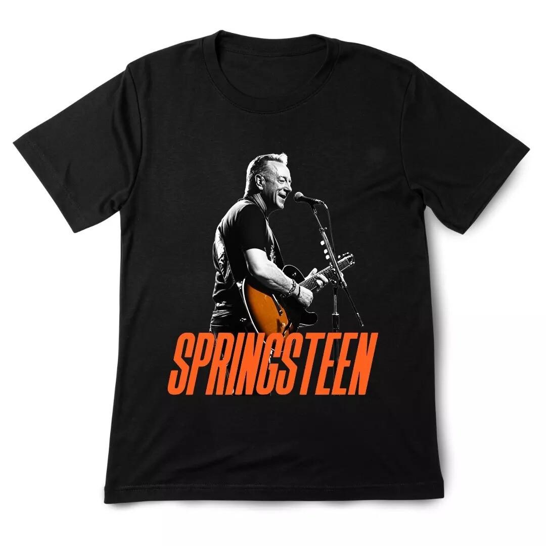 Bruce Springsteen T-Shirt Concert Tour Mens Black Sizes S - 4XL S разноцветный