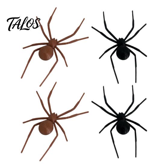 Magnetic Spider Decor 2/4/8Pcs 3D Refrigerator Magnet, Lifelike Decorative Magnet for Metal Surfaces, Creepy Halloween Party Decorations