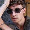 Geometric Square Frame Sunglasses With Uv400 Protection For Outdoor Activities