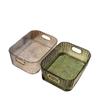 Luxury Acrylic Cosmetics & Skincare Organizer: Transparent Desktop Storage Box for Snacks, Masks, and More on Your Dressing Table.