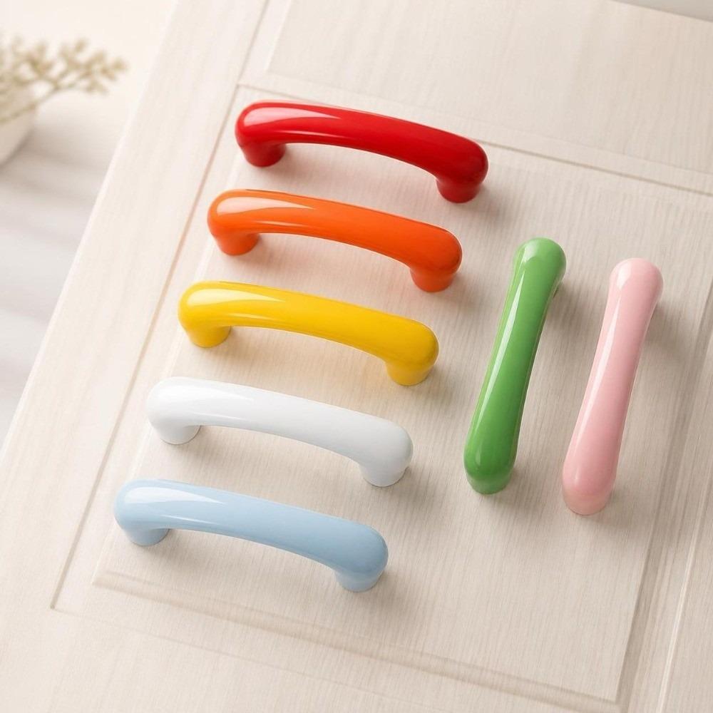 Long Strip Cabinet Door Handle Ceramic Wardrobe Pull Handle Drawer Knob  Wardrobe Drawer Door