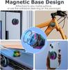 Mini Magnetic Bluetooth Speaker with RGB Lights - Portable Wireless Speaker, Phone Stand & TWS Pairing for IPhone/Android