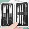 8-Piece Leather Nail Clipper Set: Multi-functional Manicure & Pedicure Tools Gift Set