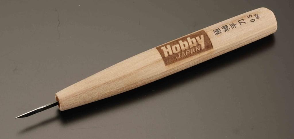 Hobby Japan Kogyo x HJ Selection HJ Schnitzmesser Flachmesser Hobbywerkzeug MH01ST Michi-Hamono Modellbauer Ultradünn 0,5 mm