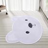 Creative Bathroom Non Slip Pad Cartoon Butterfly Shower Foot Scrubber Mat Bear Shaped with Suction Cups Massage Pad Household