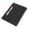  Reusable Paper Notebook Spiral Bound Erasable Shorthand Notepad APP Connectivity Black Lined and Dotted Pages 