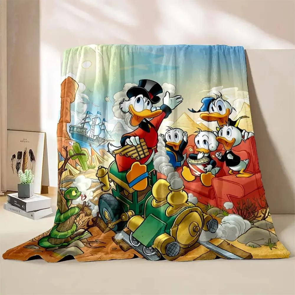 Potdemiel Cartoon Donald Duck Blanket Kids Throw Office Thick Nap Blanket Warm Home Sofa Decor Throw Unisex Kids Boy Girl Gift
