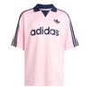 adidas Originales Polo Portero Casual Holgado Rayas Manga Corta Camiseta Unisex Tops KW5991