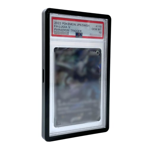 

Yorozu Lab PSA Display Case, UV Protection, Sliding Closure, Premium Aluminum Frame, Appraisal (Black)