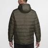 Nike Warme Lässige Sportliche Kapuzen-Daunenjacke Herren Oberbekleidung Grün AT3911-325