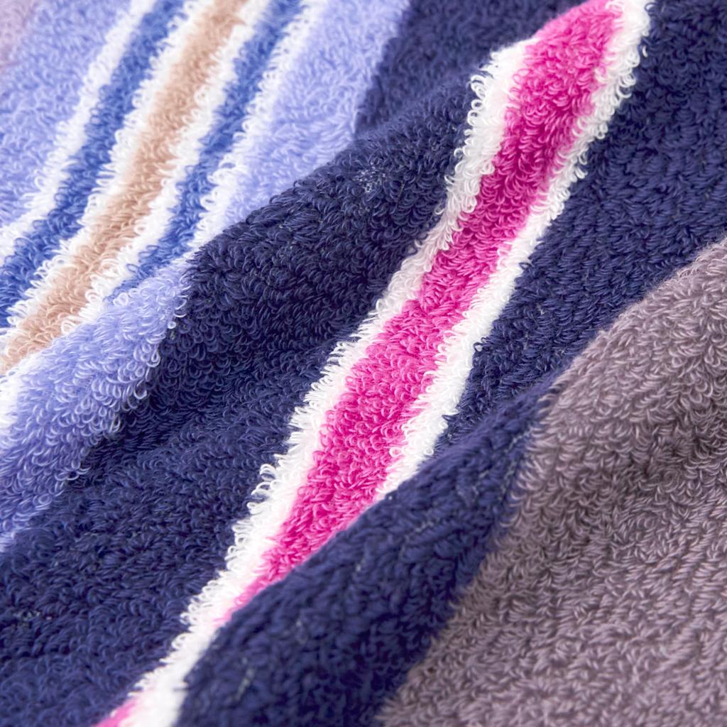 Nishikawa Imabari Face Towel 34x80cm Cotton Mousse Puff Fluffier with Each Wash Unique Puffy Cotton for Excellent Absorbency and Softness Made In