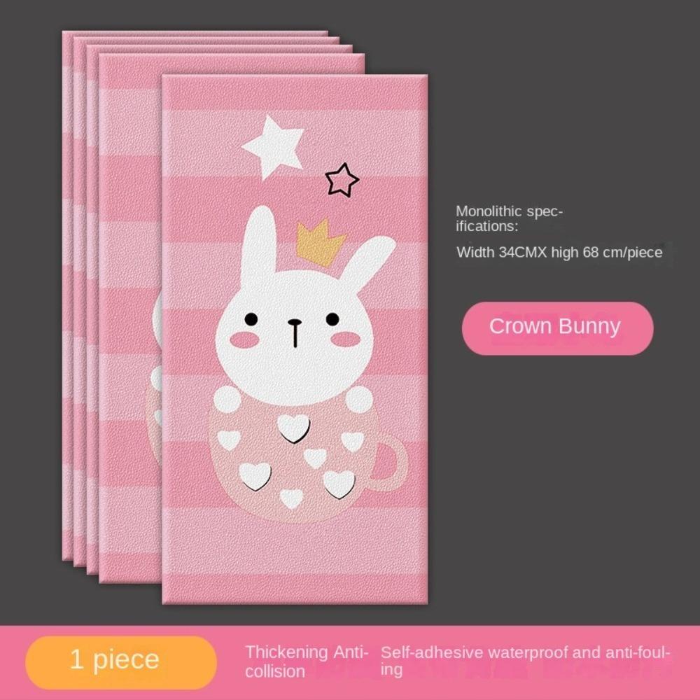 

Anti-collision 3D Wall Sticker Cute Wall Mat Pad New Soft Cushion Kids Bedroom 4