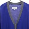 Maison Margiela wool Long sleeve V neck knit cardigan 1 Blue purple 10 Men's Used