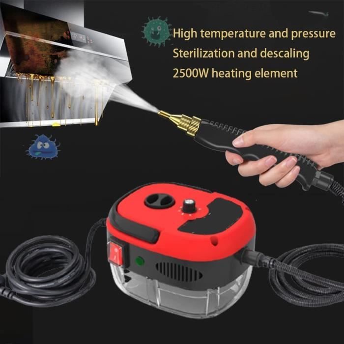 Nettoyeur Vapeur - 2500 W - Réservoir 900 ML - Kit d'accessoires inclus
