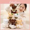 Dress Wear Bear Plush Keychain Stuffed Doll Pendant Backpack Decoration Gift