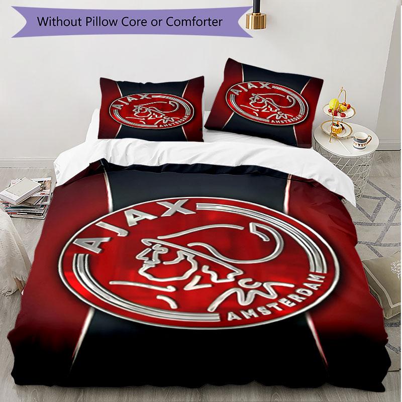 3-teiliges Bettbezug-Set (1 * Bettbezug + 2 * Kissenbezug, ohne Kern), Ajax Print Soft Ganzjahres-Bettwäsche-Set, Dekoration für Schlafzimmer zu Hause Geschenk