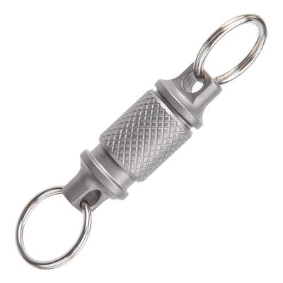 Titanium Alloy Key Chain Detachable Quick Release Key Ring 360 Degree Rotation Buckle Pull Apart Auto Pendant Keyring