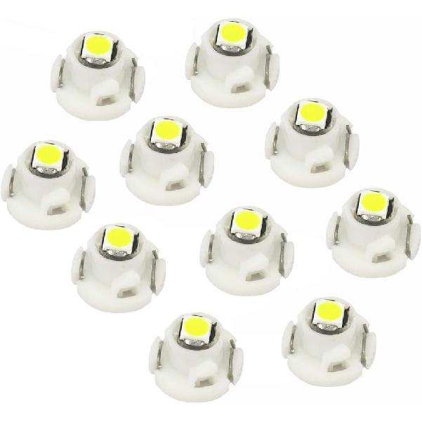 WLJH 10x White T3 Led Neo Wedge trument Dash Light Dashboard A/C Climate Control Bulb For Honda Civic Odyssey 2001-2010 белый