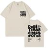 Rapper Bad Bunny Debi Tirar Mas Fotos DTMF World Tour T-shirt Men Women Fashion Hip Hop T Shirt Oversized Cotton T Shirts