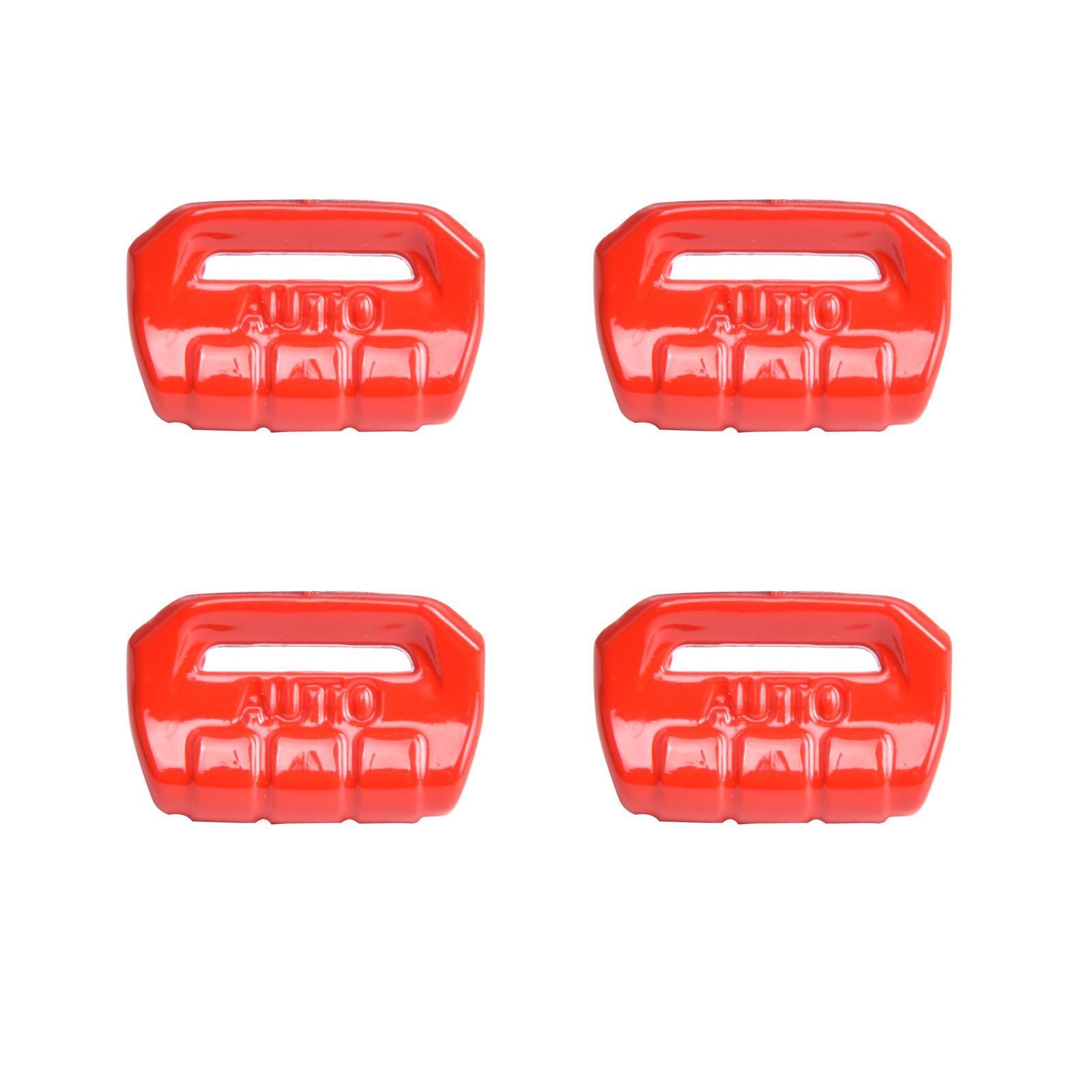 

ABS Car Window Control Button Decoration Cover for Jeep Wrangler JL 2018 Up for Jeep Gladiator JT 2018 Up Interior Accessories красный