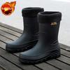 Wear-resistant Man Shoes Non-slip Comfortable Waterproof Rain Boots for Men Without Lacing Designer Wellies Original Garden Work