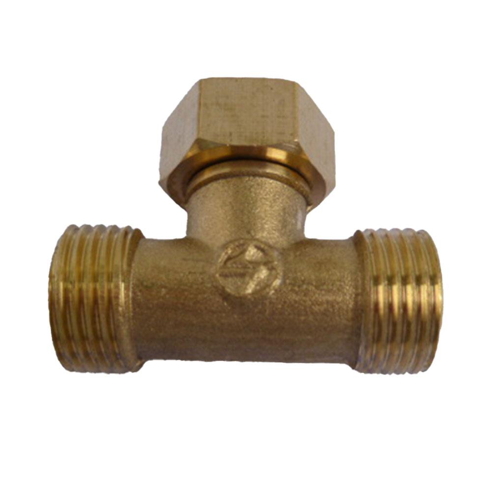T Shaped Adapter Water Pipe Connector Reliable Replacement Three Way Device 1/2\" For Angle Valves Hoses Practical