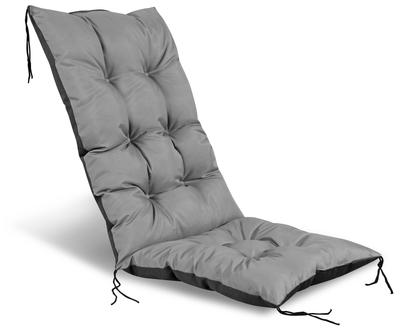Garden Cushion 50x50x80 Cm for a Chair, Waterproof, Gray