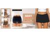 Minifalda Negra de Cintura Baja para Mujer con Pantalón Corto Integrado - Elástica y Sexy Prenda Básica de Verano