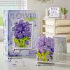 Creative Building Blocks Po Frame Plastic Flowers Micro Bricks Assembly Kids Toys Thanksgiving Day Gifts Home Decor