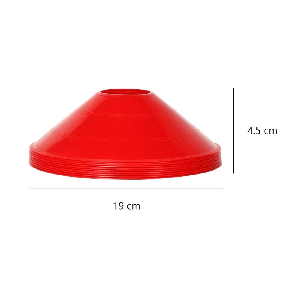 Colorful Football Training Equipment Durable Thickened Agility Disc Cone Plastic Stand Soccer Training Markers