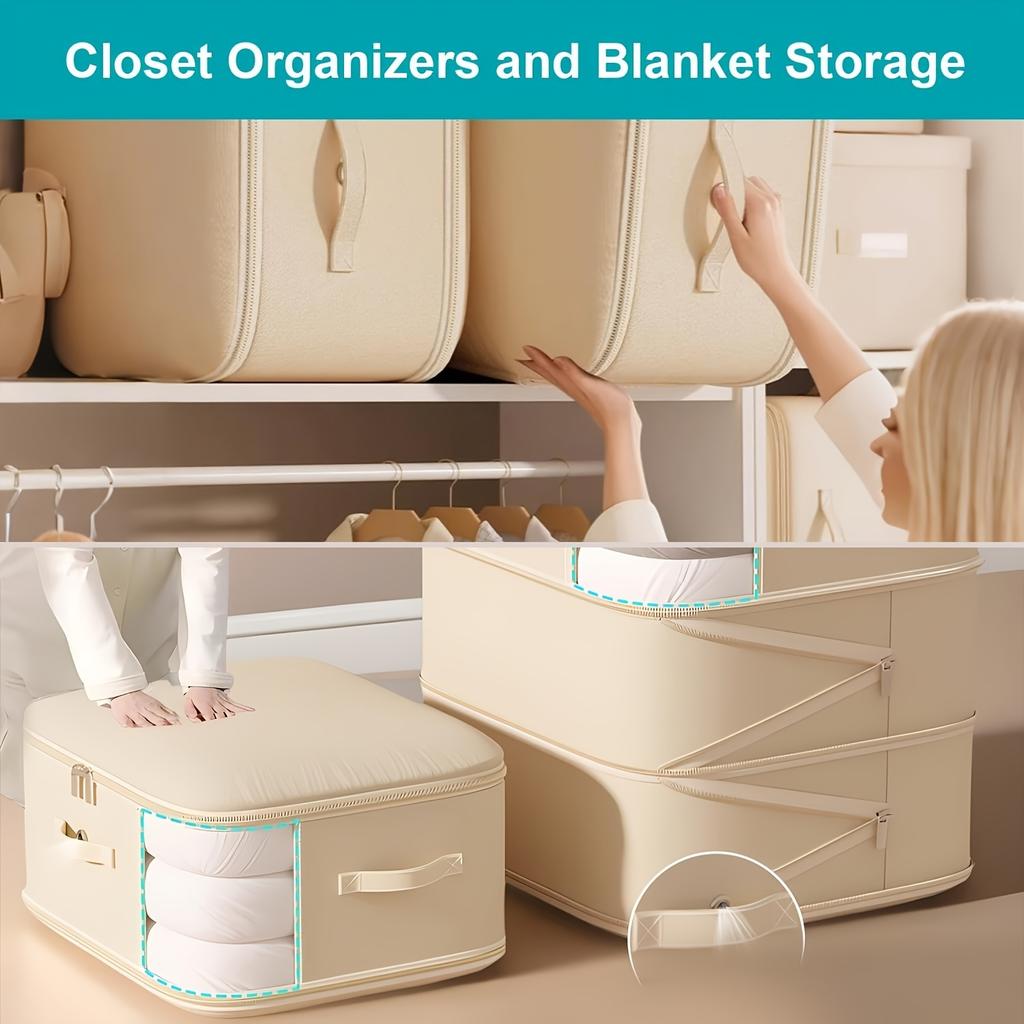 High qualityLarge Capacity Oversized Portable Compression Storage Bag, Suitable for Clothes, Quilts, Pillows, Sofa Cushions, Duvets, Ideal for