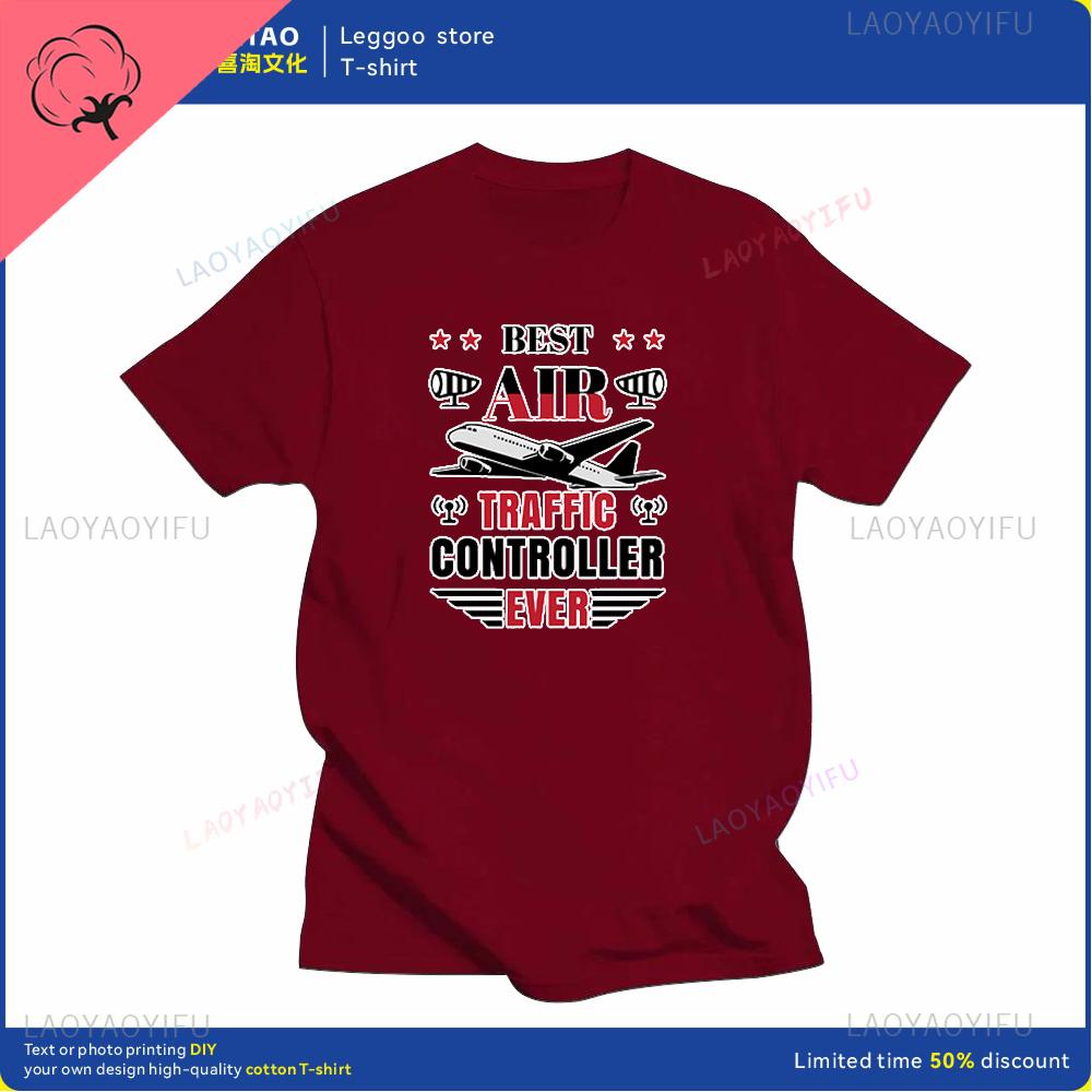 Air Traffic Controller Graphic Printing Fashion Street Wear Casual Trend Summer Men and Women Universal Shortsleeved Tshirt