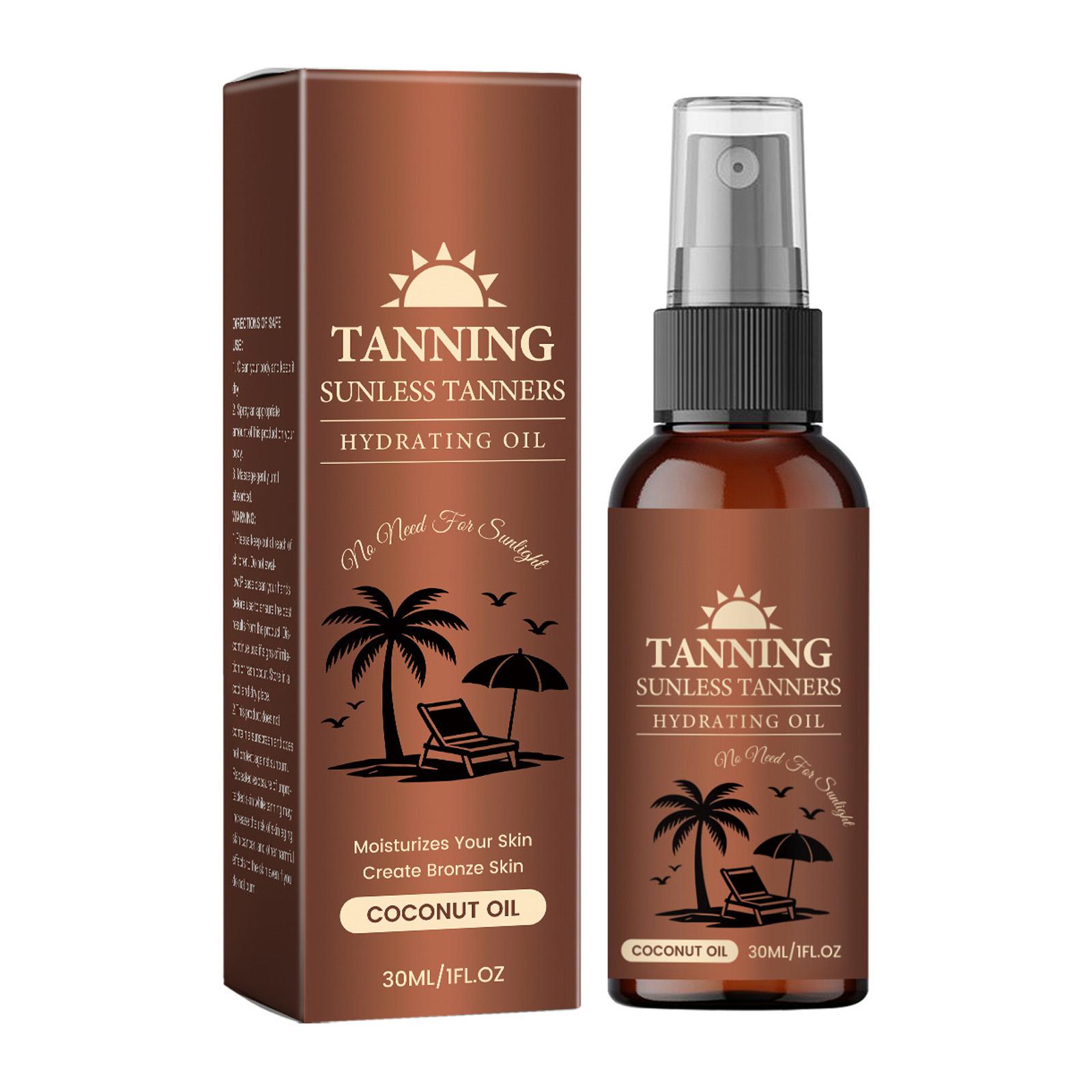 Oceaura Self Tanning Mist with Moisturizing - 30ml Sunless Tanner Spray for Body, Natural-Looking Tan, Fast-Absorbing