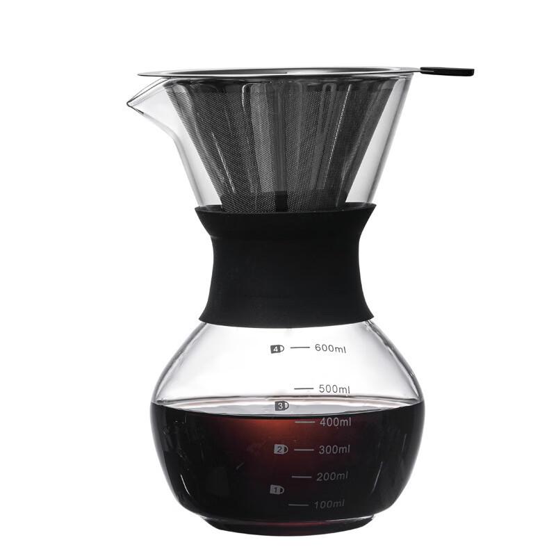 High Borosilicate Glass Pour-Over Coffee Maker Set