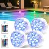 Gifts 10-LED Diving Light Submersible with Remote Remote Control Pool Diving Light Wedding Party Decoration Underwater Lights