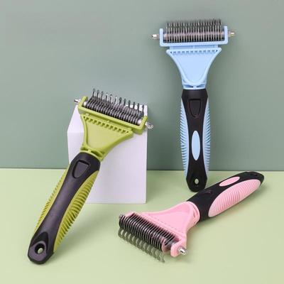 Pet Hair Removal Comb for Dogs & Cats - Multi-functional Grooming Tool