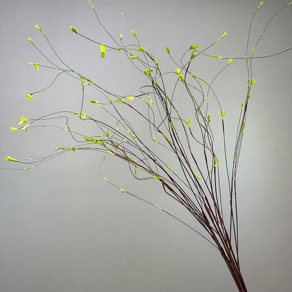 130cm Fake Willow Tree Handmade Simulated Green Leaf Plants Hotel Restaurant