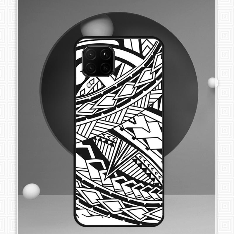 Maori Tribal Samoan Polynesian For Huawei Nova Y72 Y90 Y61 Y91 Y60 Y70 12s 12i 11i 8i 9 10 SE P20 P40 Lite P60 P30 Pro Case
