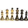 King Height ? Collector?s Edition Brass Chessmen Coins Pawn Staunton Figure Figurine Pieces