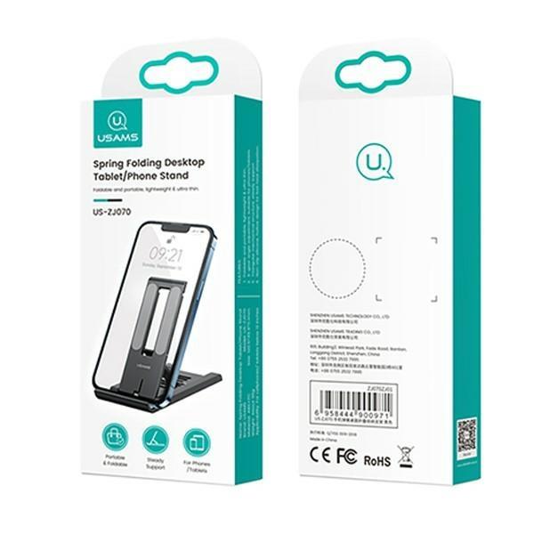 Usams Uchwyt Biurkowy Na Telefon/Tabletczarny/Black Zj070Zj01 (Us-Zj070)