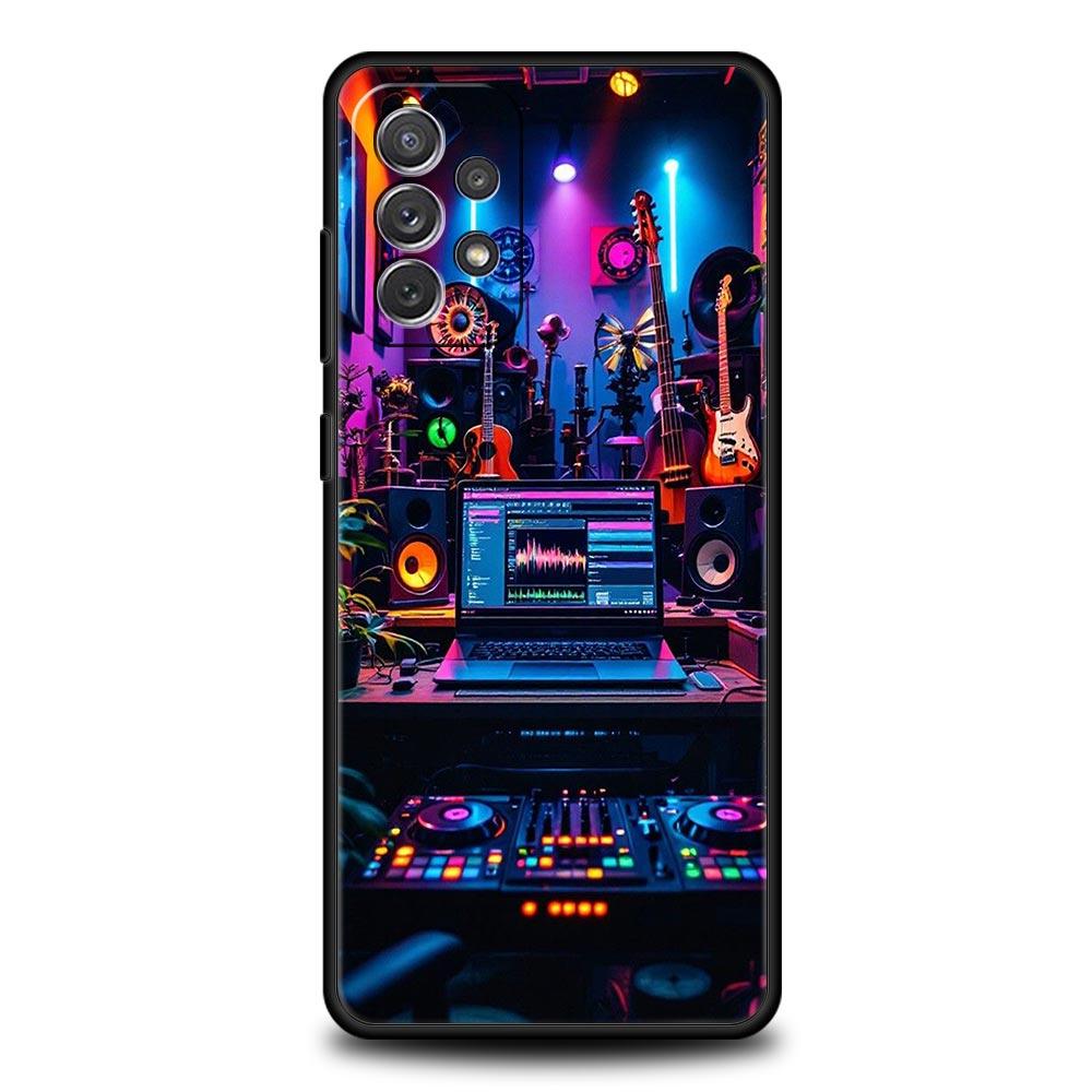 

Retro Recording Device Phone Case for Samsung Galaxy A55 A35 A15 A14 A13 A25 A54 A51 A71 A72 A73 A32 A52 A41 5G Soft TPU Shell Samsung A51
