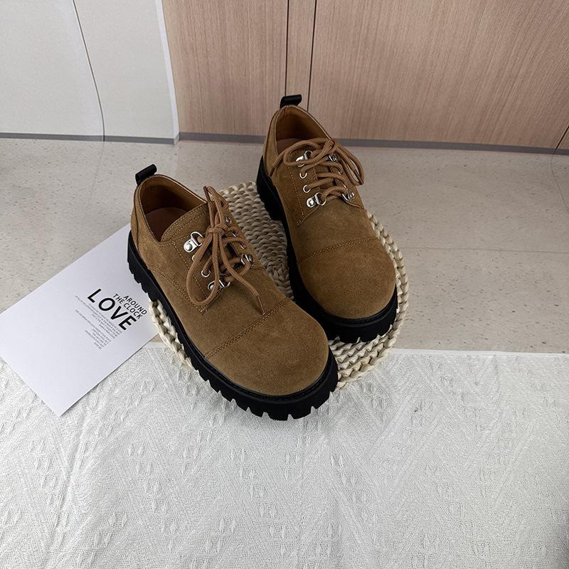 

2025 Spring and Autumn New Casual British Style Business Low Top Black Versatile Men s Solid Color Round Head Board Shoes 9903-R 42