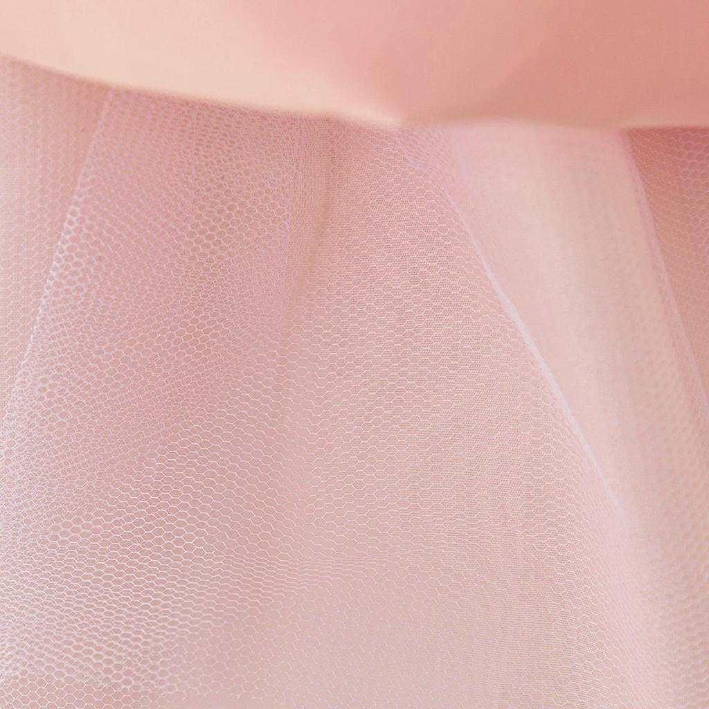 Girls' One-Shoulder Beaded Puff Skirt Evening Dress for Weddings