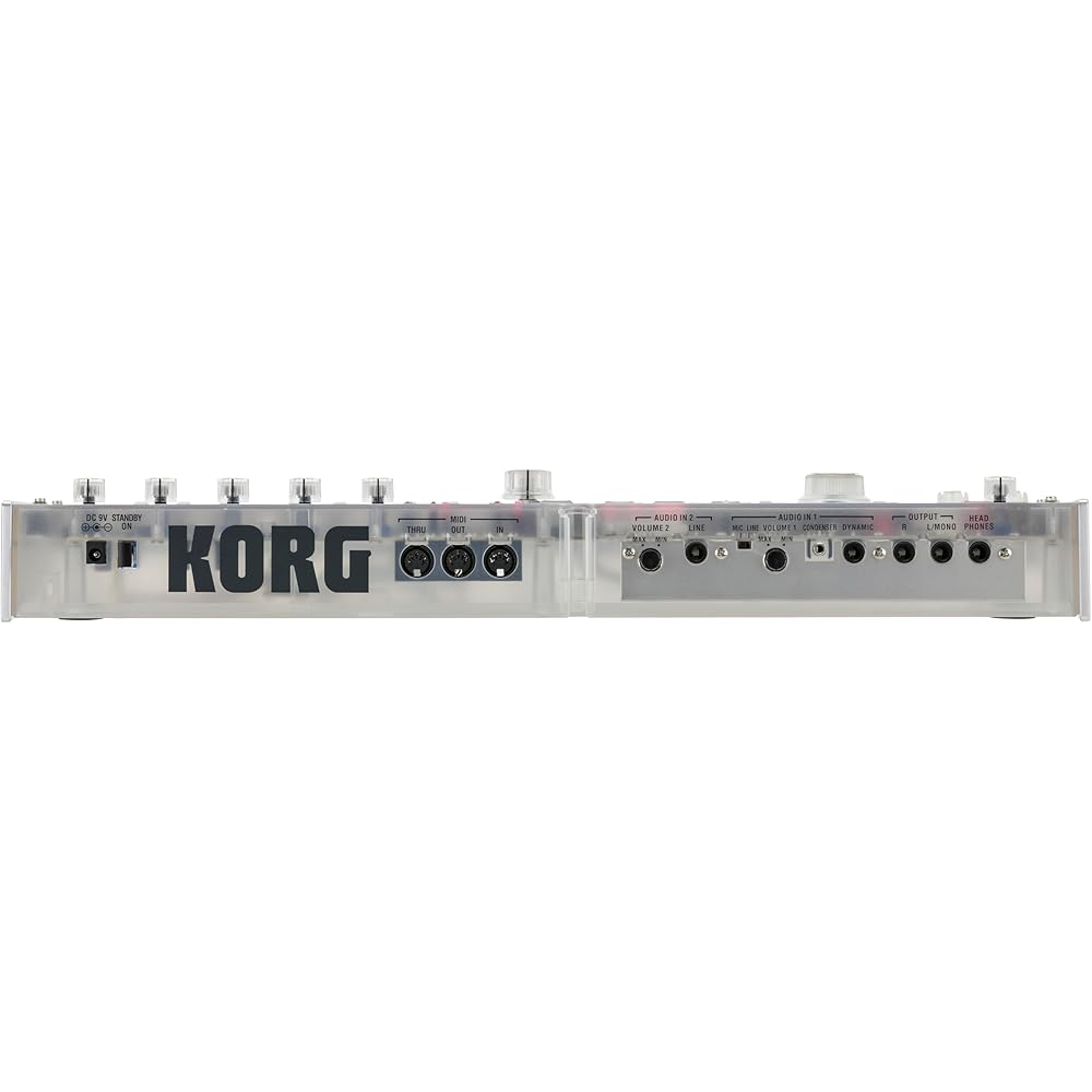 KORG KORG Analog Modeling Synthesizer, MicroKorg Crystal 20th Anniversary Model Vocoder, Battery ...