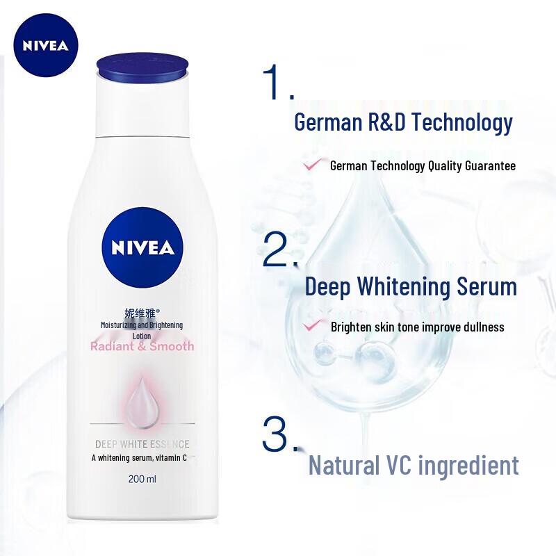 NIVEA Moisturizing & Whitening Body Lotion