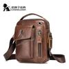 Genuine Cow Leather Messenger Bag Men Handbag Chest Crossbody Shoulder Bag Men's Bag Tas Business Small Male Bolsas Sac