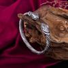 Dreamtimes Snake Head Viking Vintage Cuff Bracelet Egyptian Animal Bangle Antique Carved Wristband Jewelry Gifts For Christmas